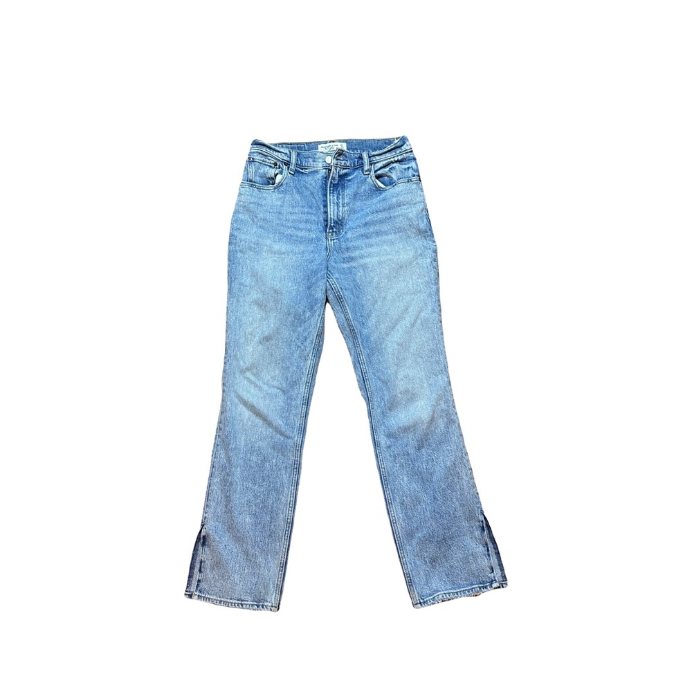 abercrombie and fitch 90’s ultra high rise straight jeans